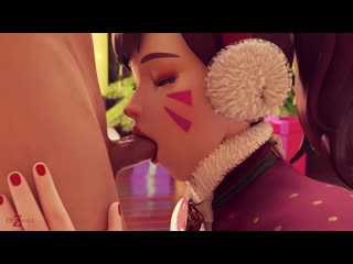 a small holiday animation. happy new year (overwatch sex)