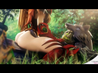 sexy valeera takes a huge orc dick (warcraft sex)