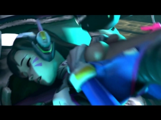 dva defeated (overwatch sex)